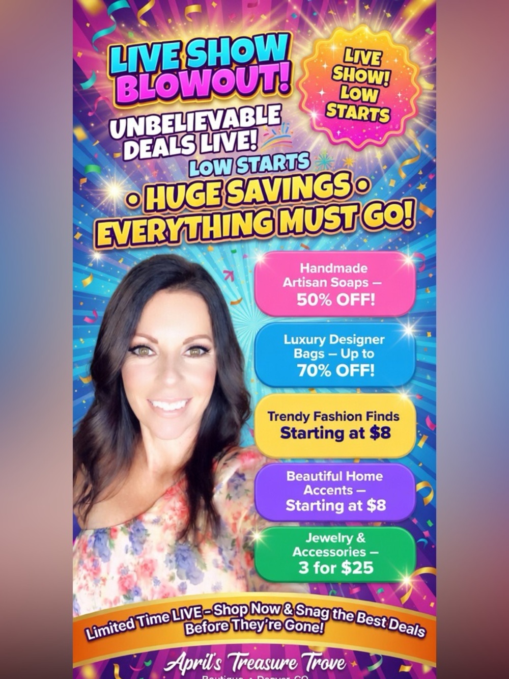 Live shows coming soon 🎇